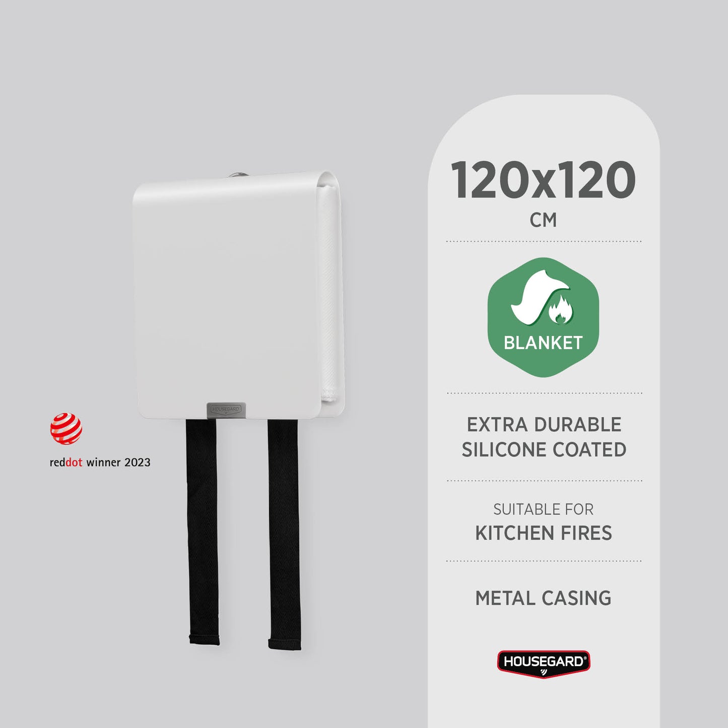 Prisbelönt design - brandfilt 120x120