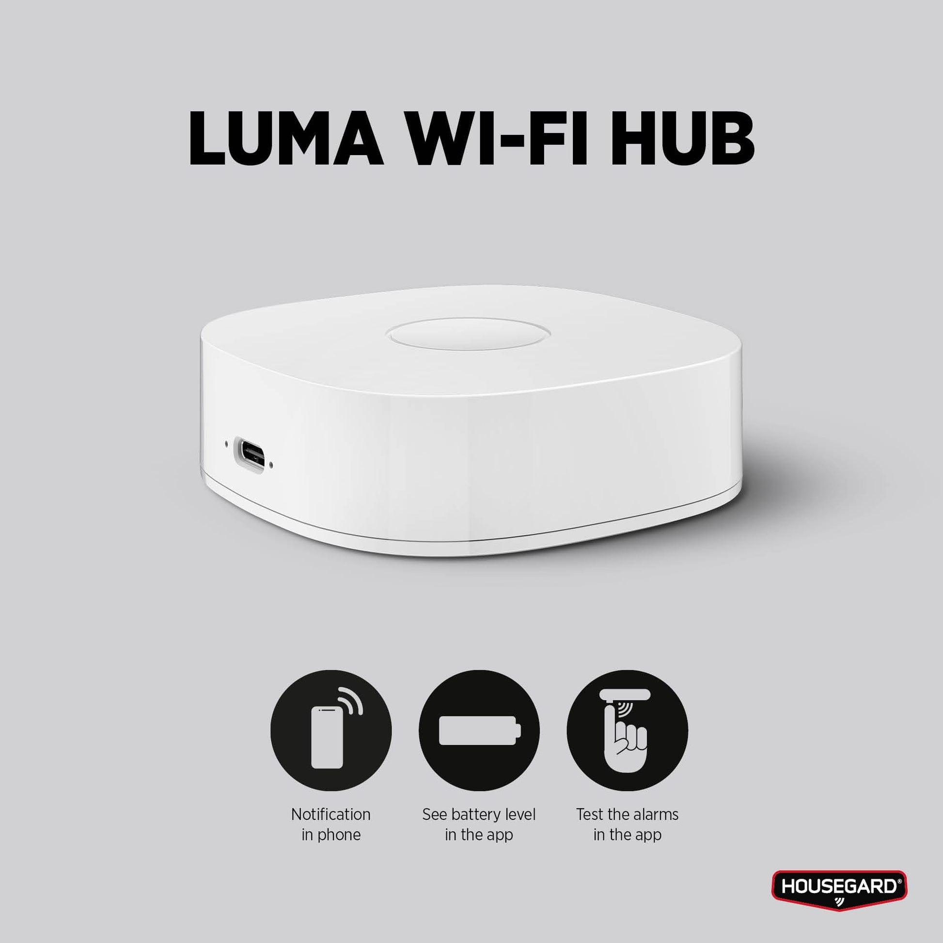 Luma Hub - Appstyrning av flera varnare
